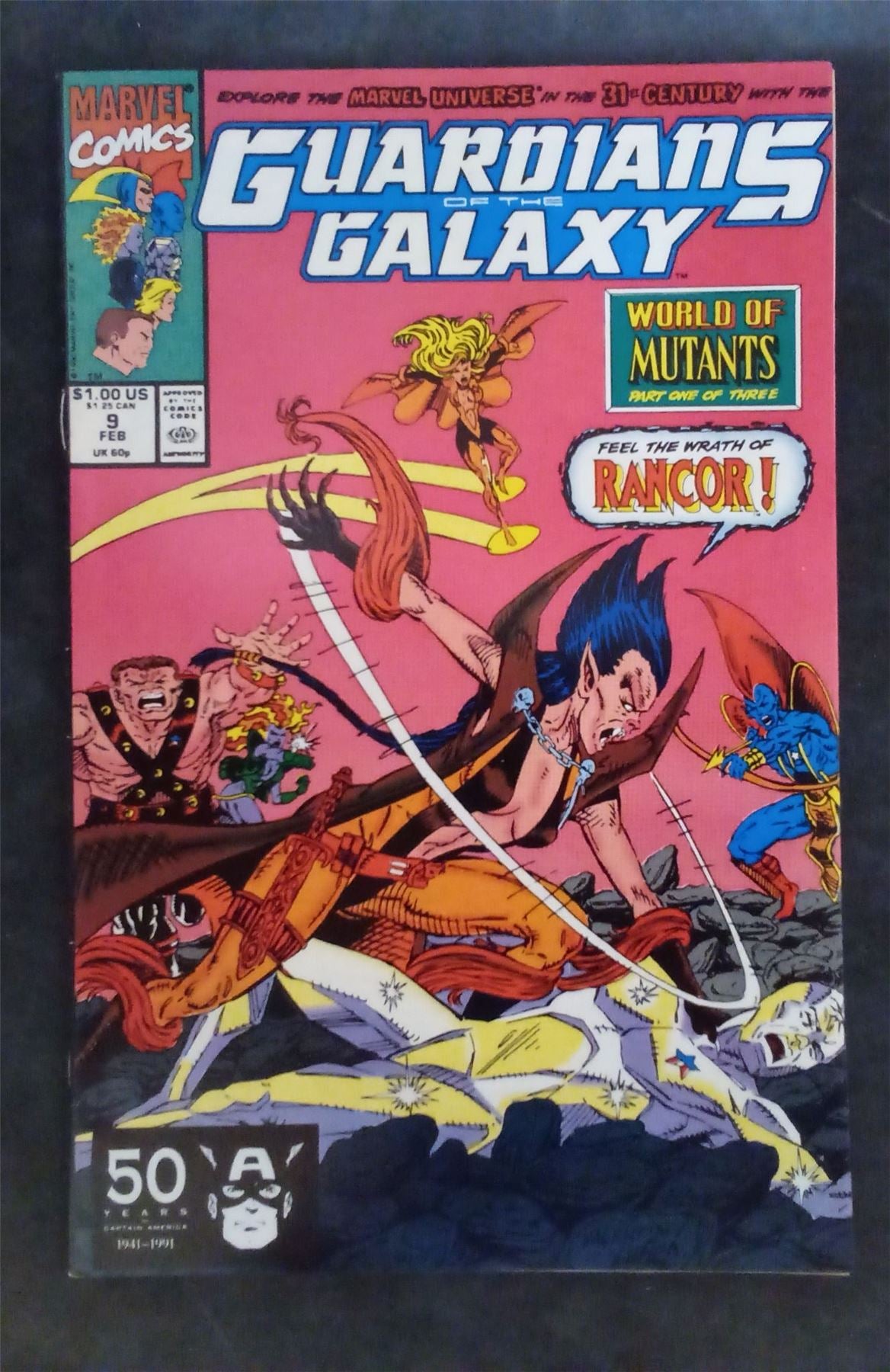 Guardians of the Galaxy #9 1991 marvel Comic Book