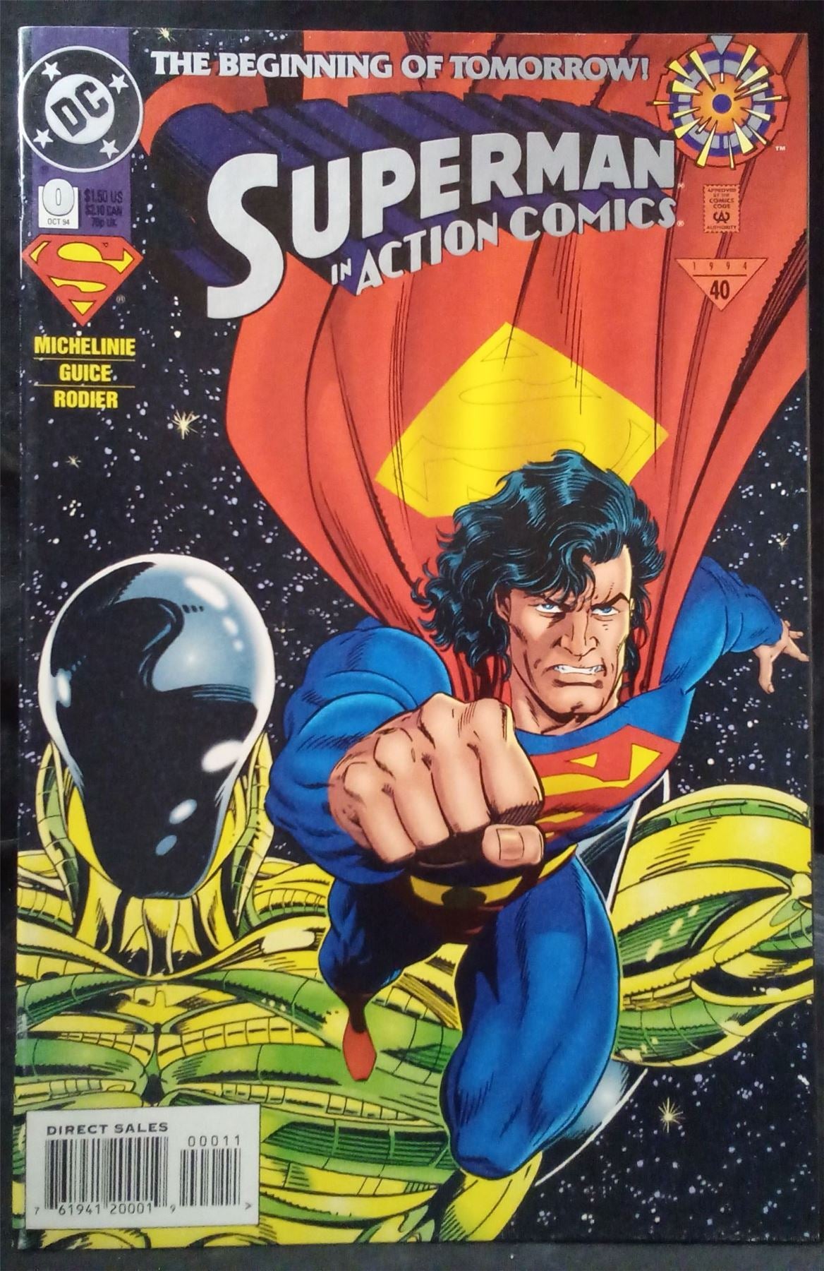 Action Comics #0 1994 DC Comics Comic Book