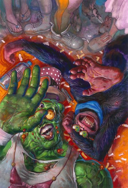 TOXIE TEAM UP #3 (OF 5) CVR C FRED HARPER EXCLUSIVE TRADING CARD BY GREG SCOTT VAR (MR) Ahoy Comic Book 2025