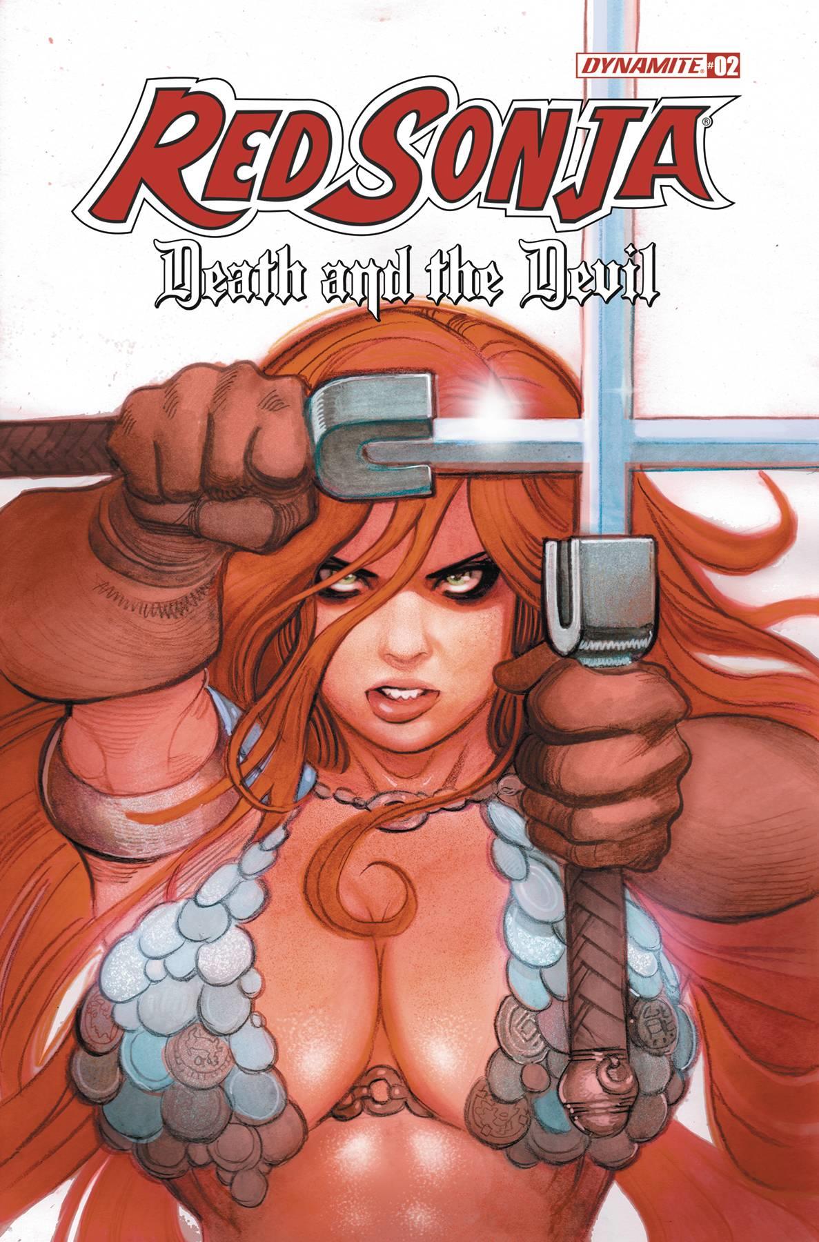 Red Sonja Death And The Devil #2 Cvr C Moritat Dynamite Comic Book