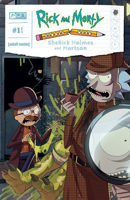 Rick And Morty Presents Finals Week Sherick Holmes And Mortson #1 Cvr A Priscilla Tramontano Oni Press Comic Book