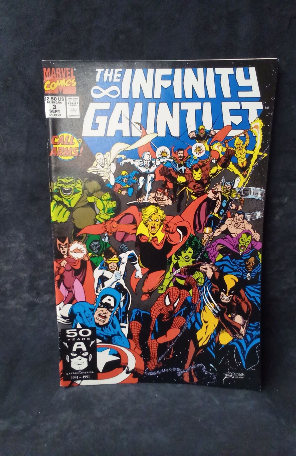 The Infinity Gauntlet #3 1991 marvel Comic Book