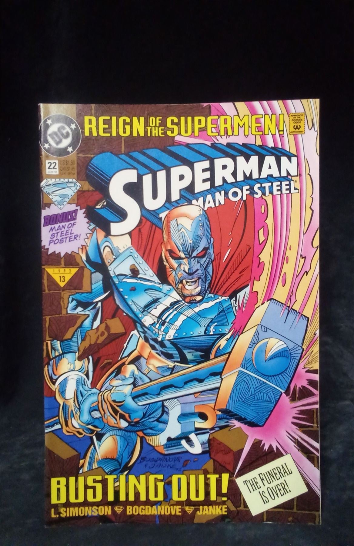 Superman: The Man of Steel #22 1993 DC Comics Comic Book