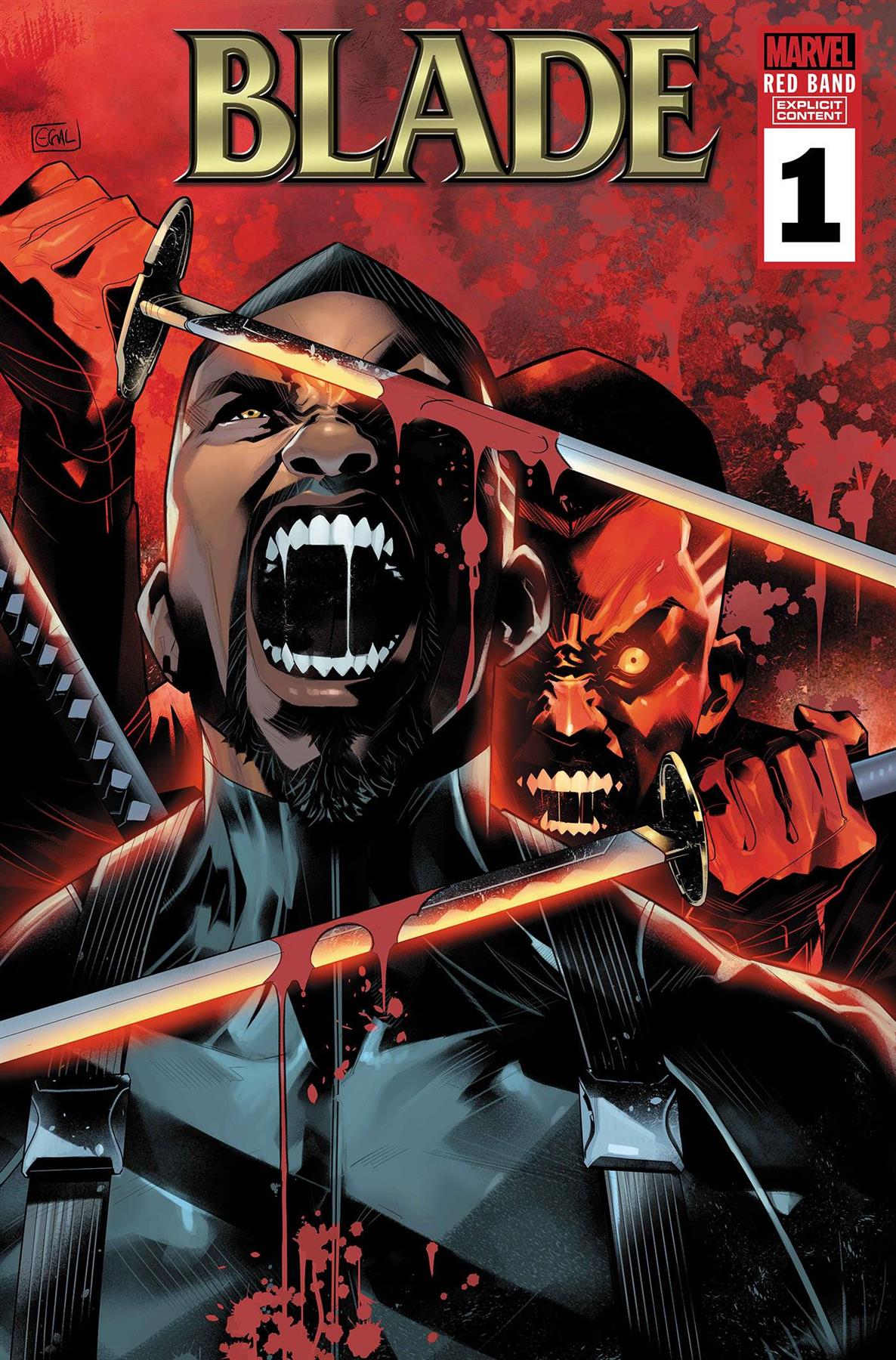 Blade Red Band #1 25 Copy Incv Edwin Galmon Var (polybagged) Marvel Prh Comic Book 2024