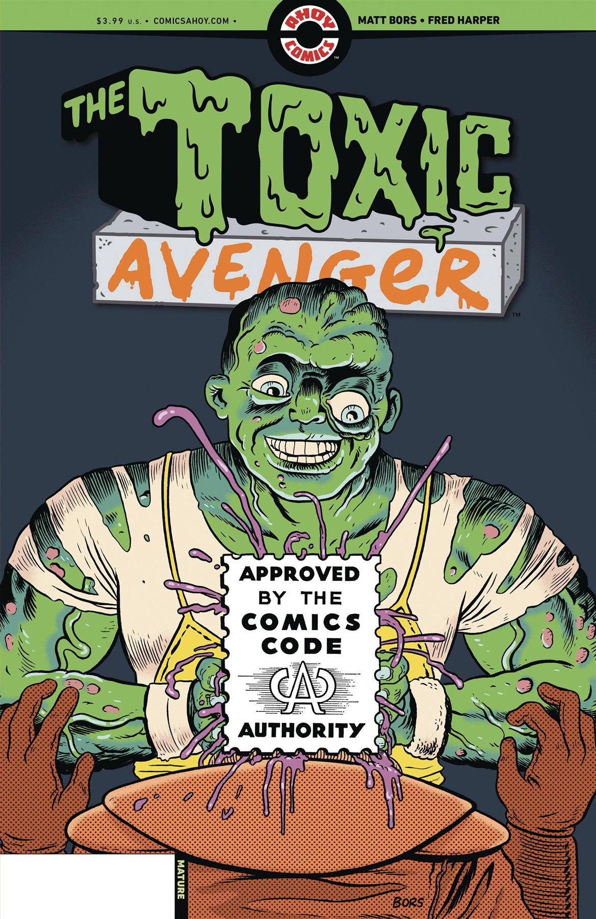 Toxic Avenger #3 Cvr B 3 Copy Incv Bors Ahoy Comics Comic Book 2024