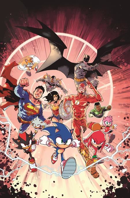 Dc X Sonic The Hedgehog #1 (Of 5) Cvr A Pablo M Collar DC Comics Comic Book