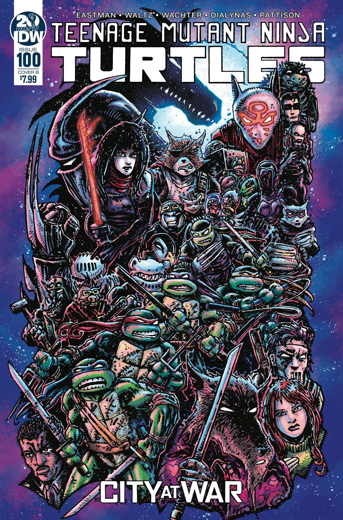 Tmnt Ongoing #100 (Cvr B Eastman) Idw Publishing Comic Book