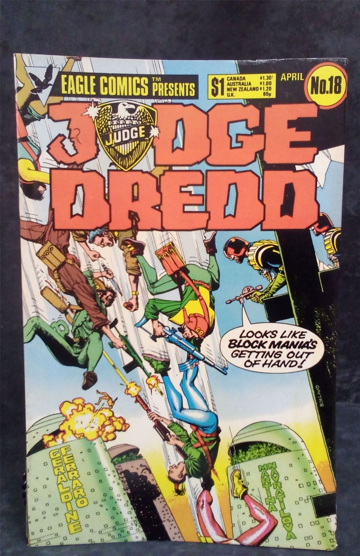 Judge Dredd #18 1985 Comic Book