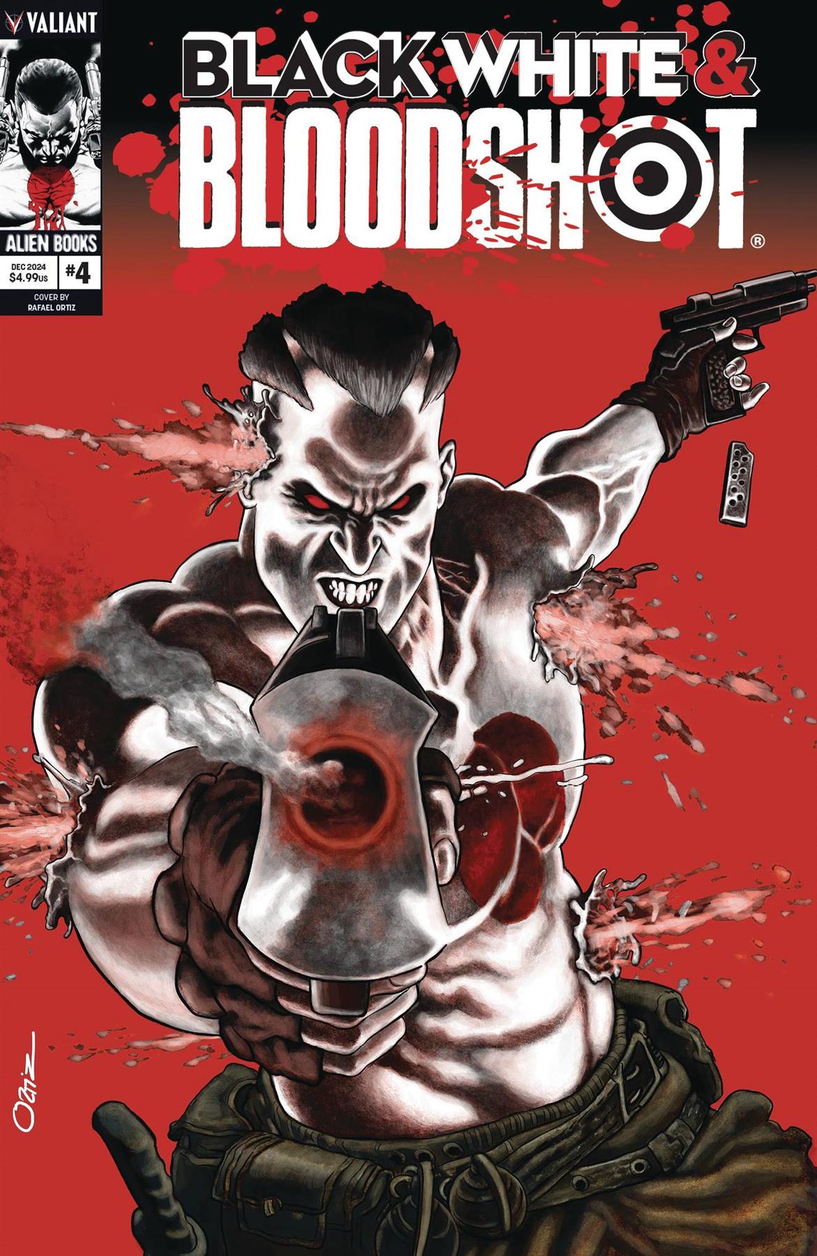 Black White & Bloodshot #4 Cvr A Ortiz Valiant Comic Book 2024