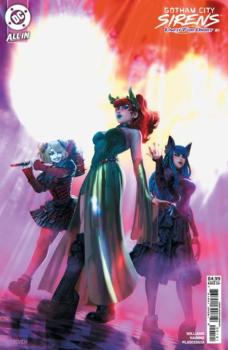 GOTHAM CITY SIRENS UNFIT FOR ORBIT #1 (OF 5) CVR B NOOBOVICH CARD STOCK VAR DC Comics Comic Book 2025
