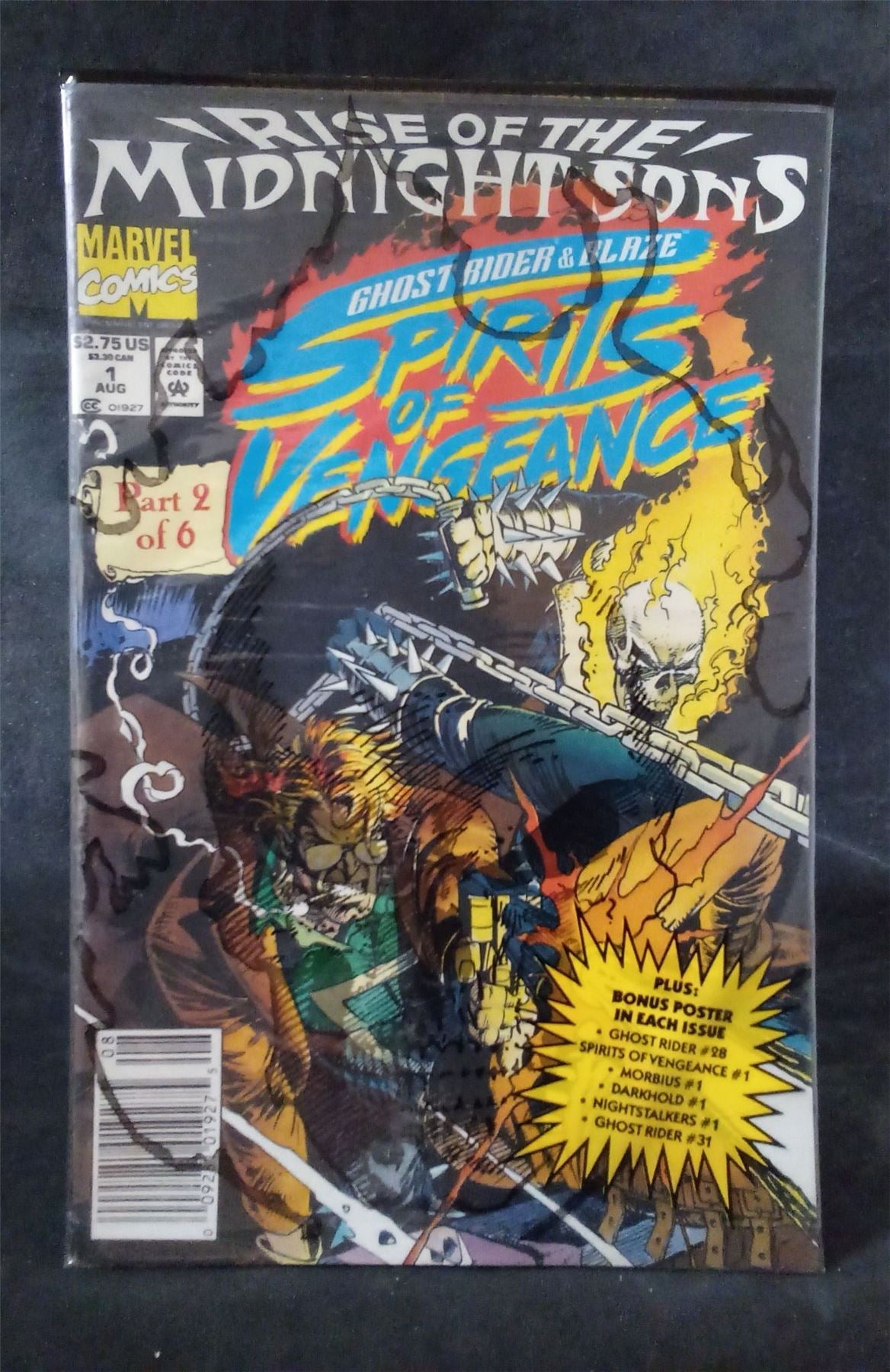 Ghost Rider/Blaze: Spirits of Vengeance #1 1992 Marvel Comics Comic Book