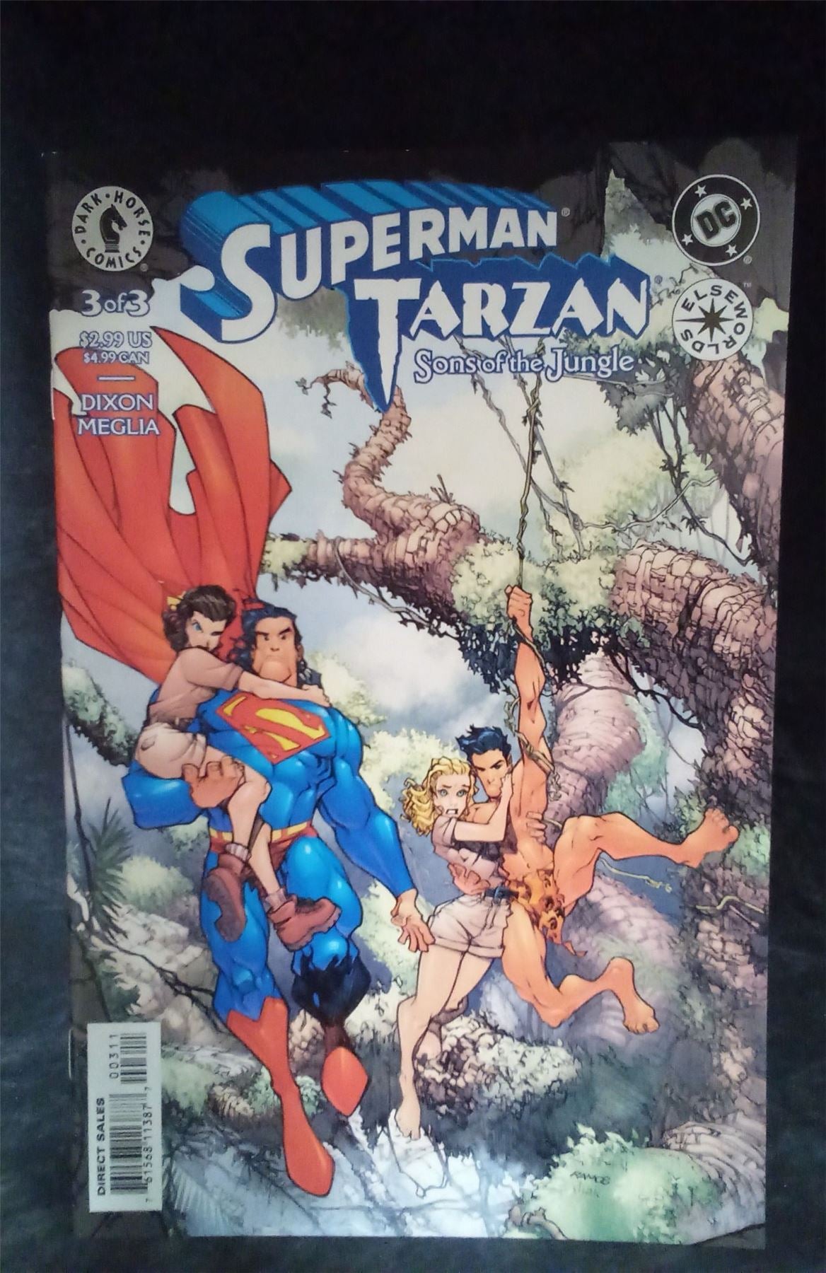 Superman/Tarzan: Sons of the Jungle #3 2002 DC Comics Comic Book