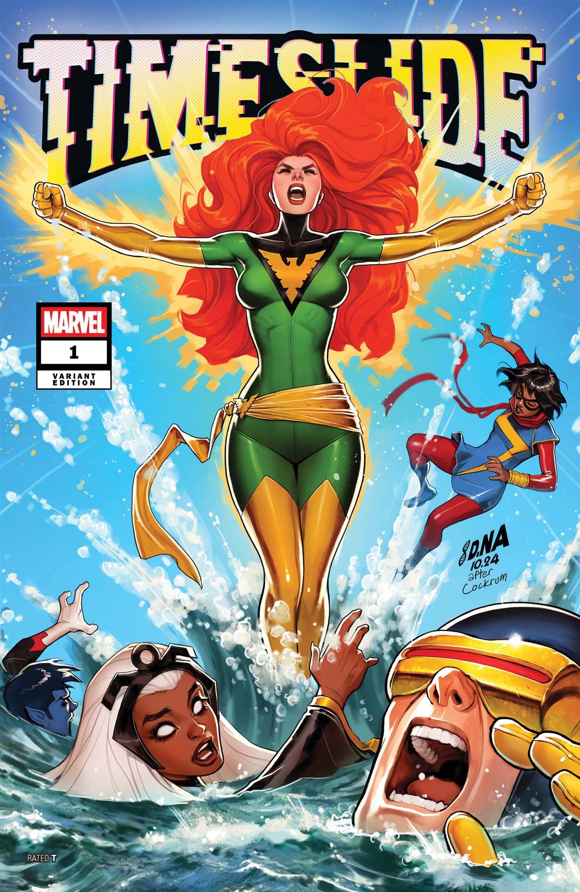 Timeslide #1 David Nakayama Spoiler Var Marvel Prh Comic Book 2024