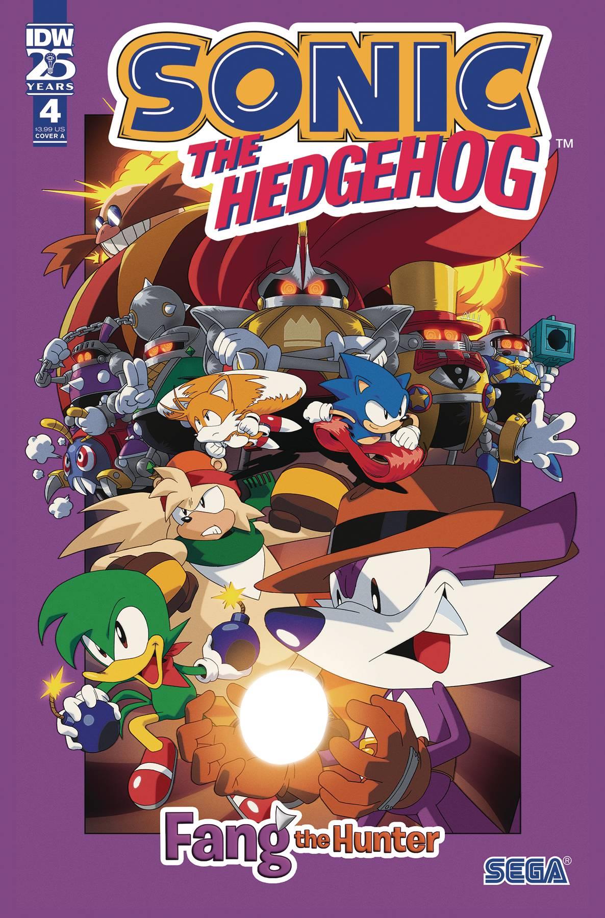Sonic The Hedgehog Fang Hunter #4 Cvr A Hammerstrom Idw-prh Comic Book