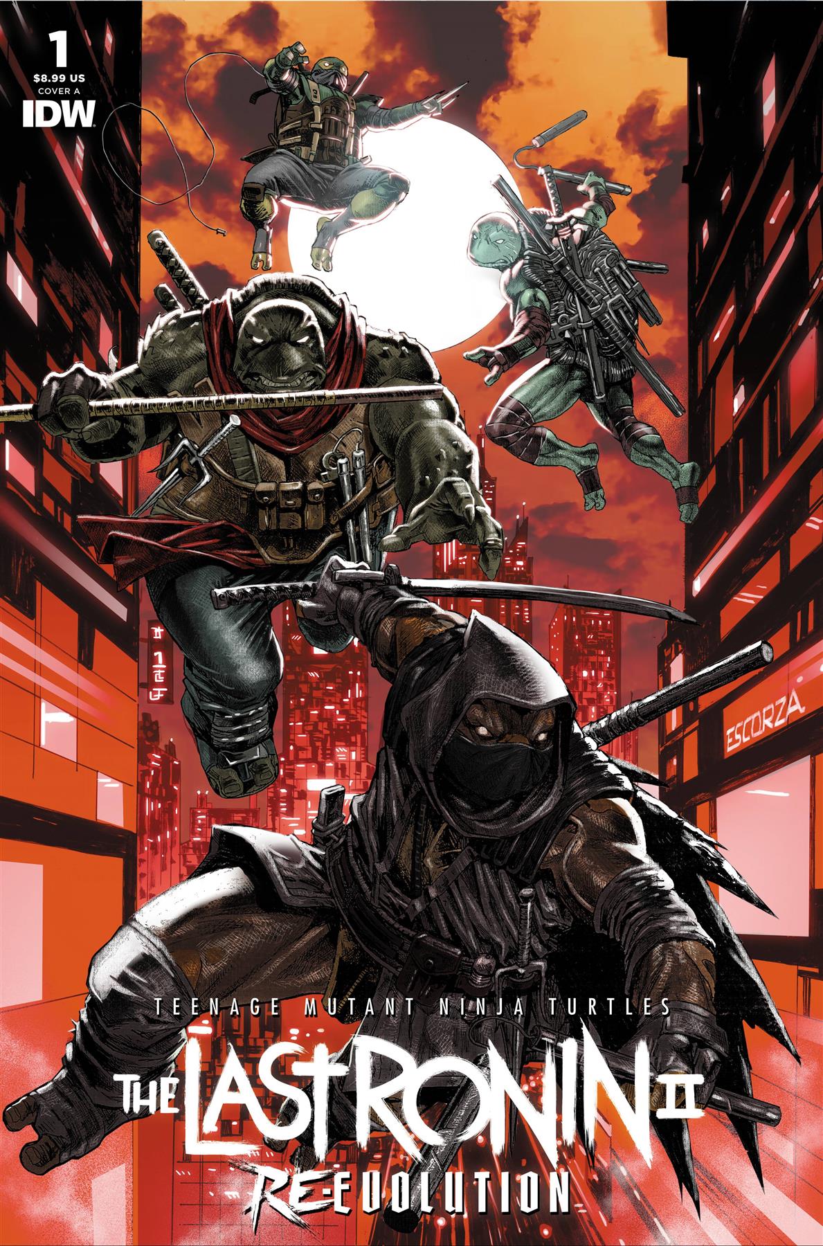 Tmnt The Last Ronin Ii Re Evolution #1 Cvr A Escorzas (res) Idw-prh Comic Book