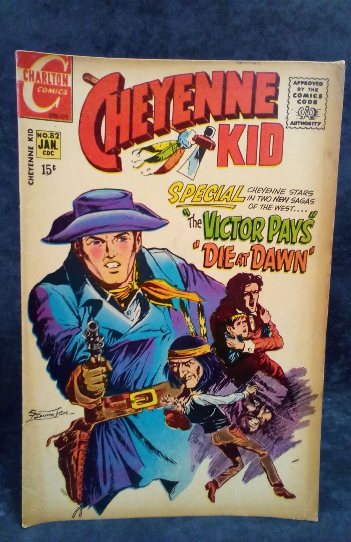 Cheyenne Kid #82 1971 charlton Comic Book
