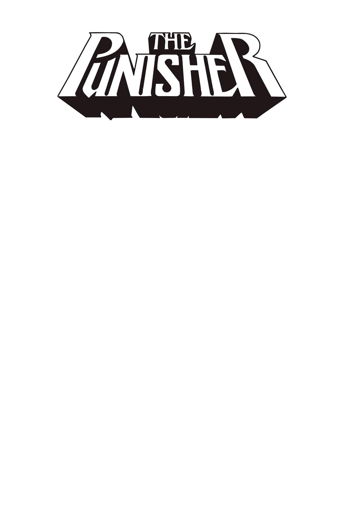 Punisher #1 Blank Var (Blank Var) Marvel Comics Comic Book