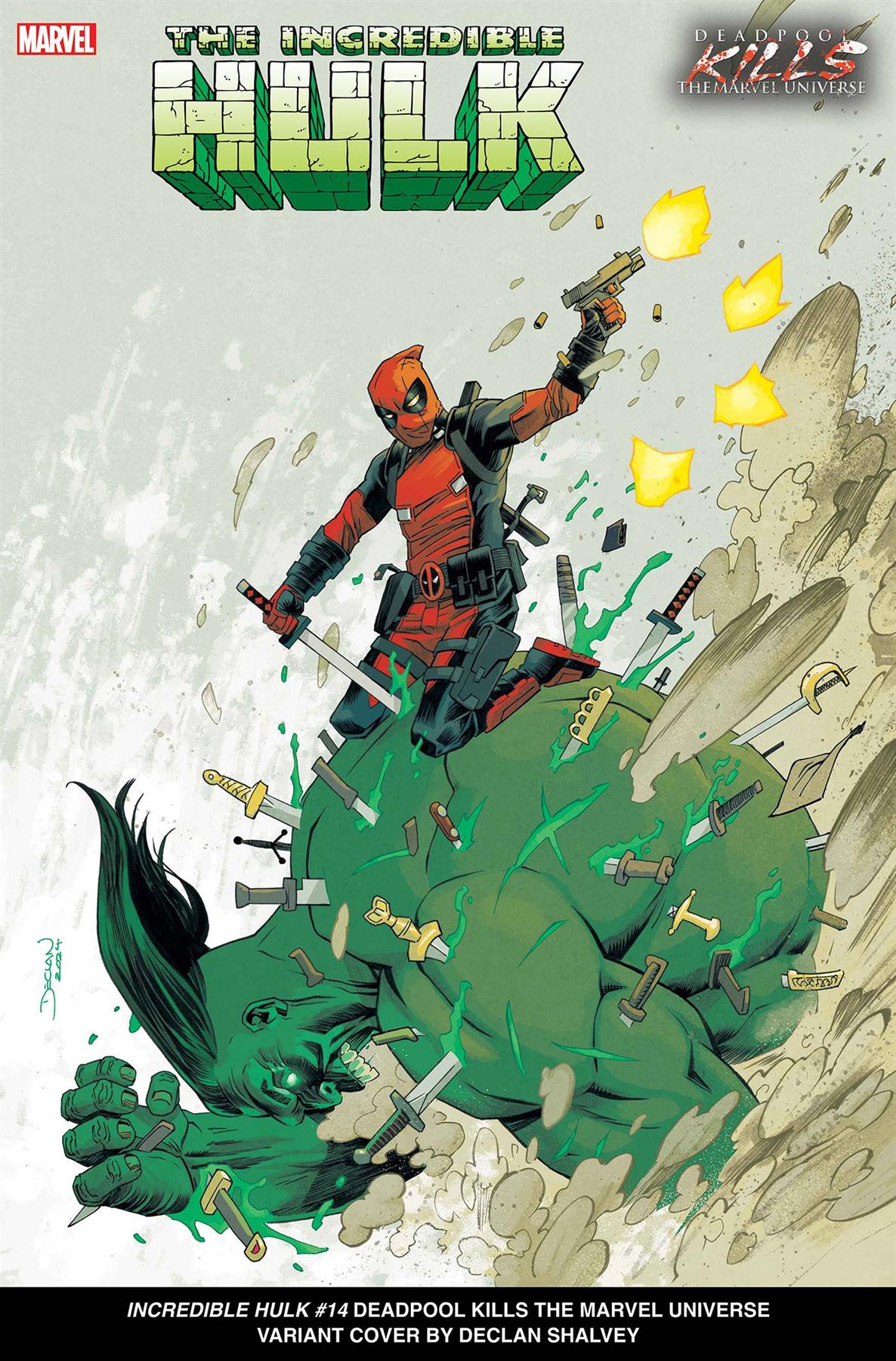 Incredible Hulk #14 Deadpool Kills Marvel Universe Var Deadpool Kills Marvel Universe Var Marvel Prh Comic Book 2024