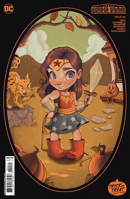 Wonder Woman #2 Cvr G Chrissie Zullo Trick Or Treat Card Stock Var DC Comics Comic Book