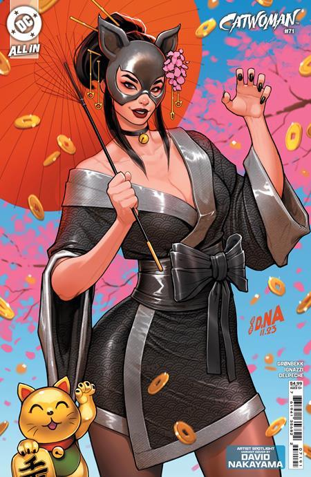 Catwoman #71 Cvr D David Nakayama Artist Spotlight Card Stock Var DC Comics Comic Book