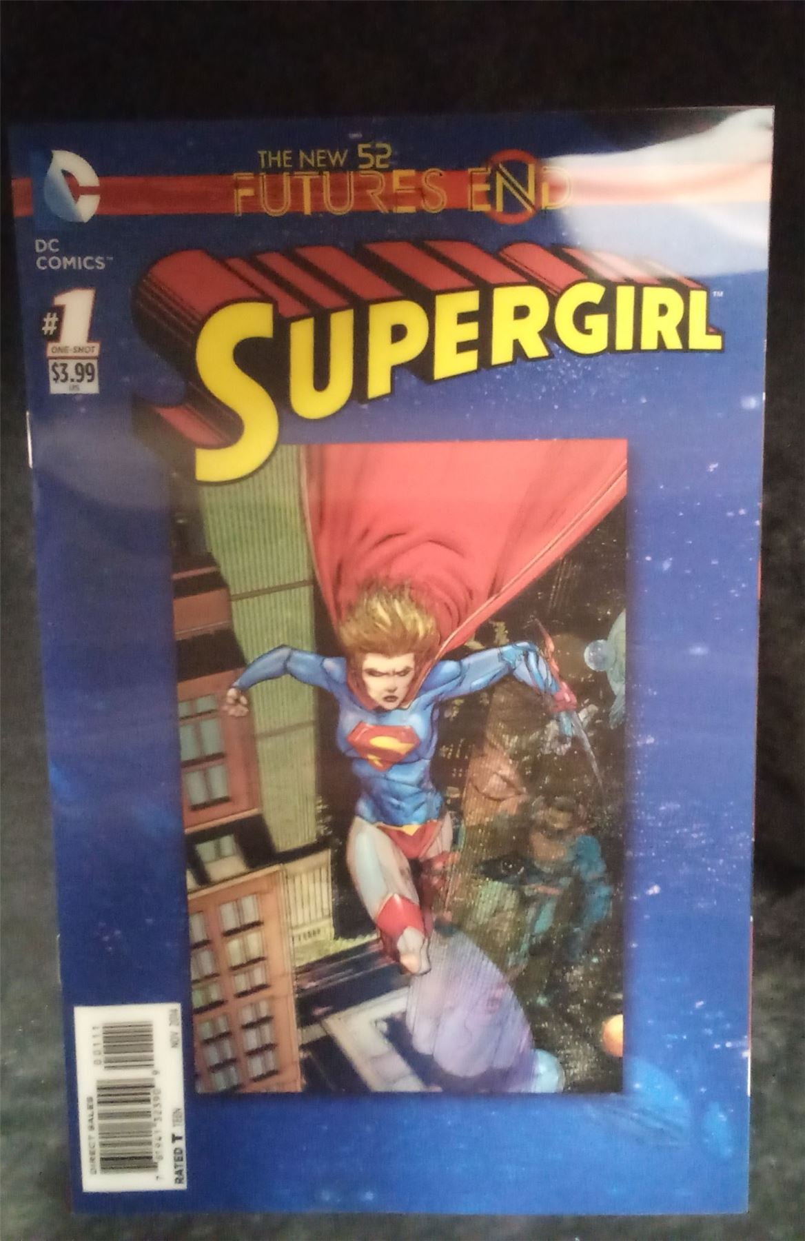 Supergirl: Futures End 3D Cover 2014 DC Comics Comic Book