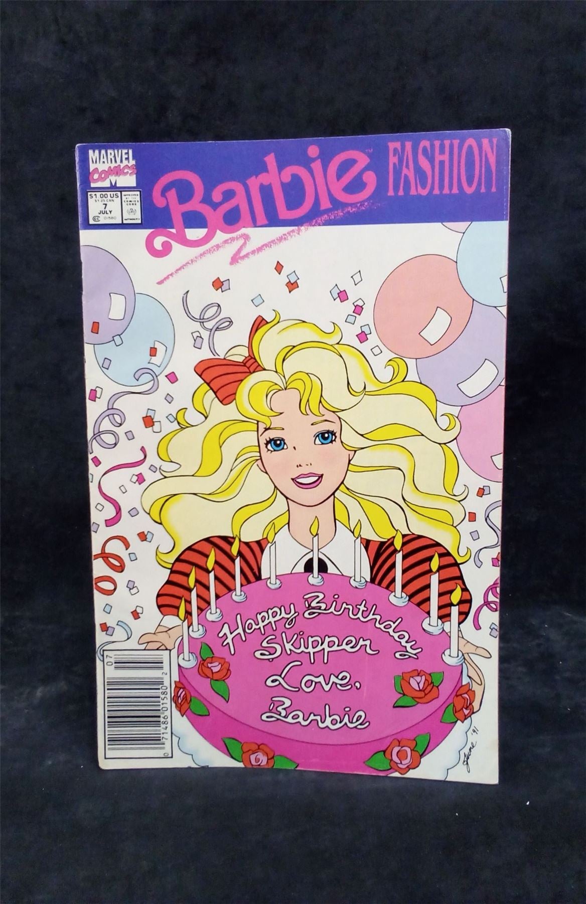 Barbie Fashion #7 1991 Marvel Comics Comic Book