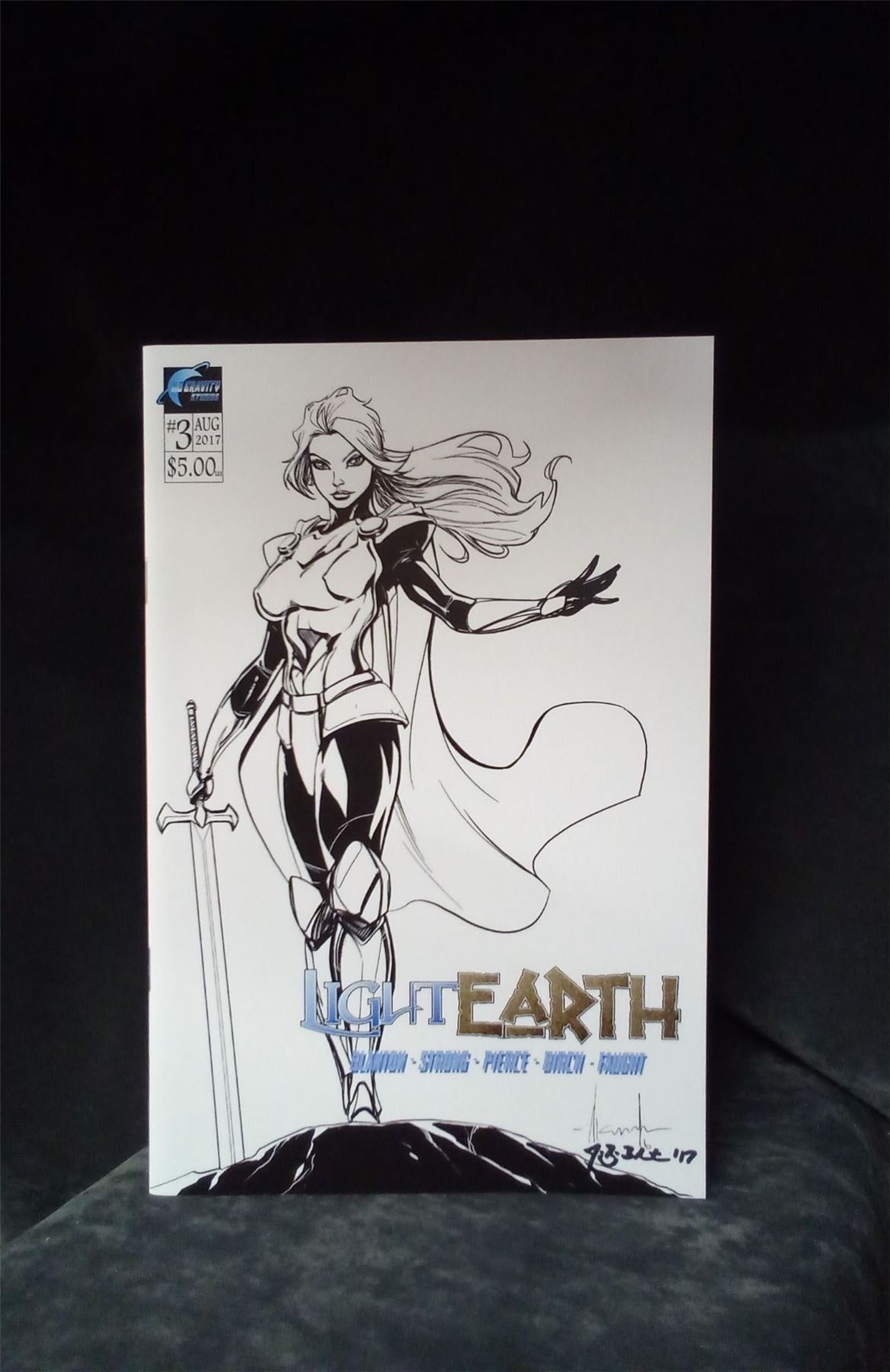 Light Earth #3 Cover L *signed* 2017 Comic Book