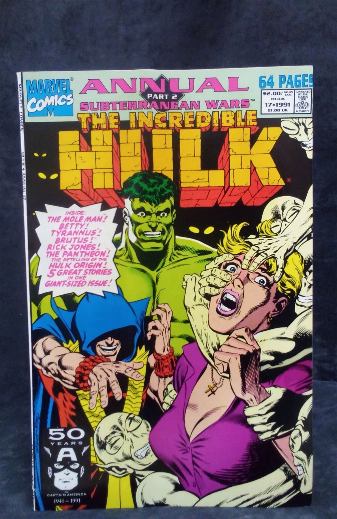 The Incredible Hulk Annual #17 1991 Marvel Comics Comic Book