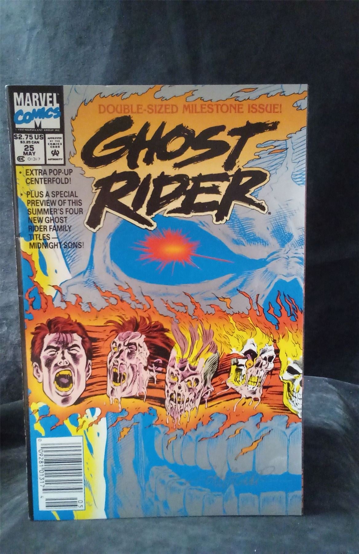 Ghost Rider #25 includes 3 posters 1992 Marvel Comics Comic Book