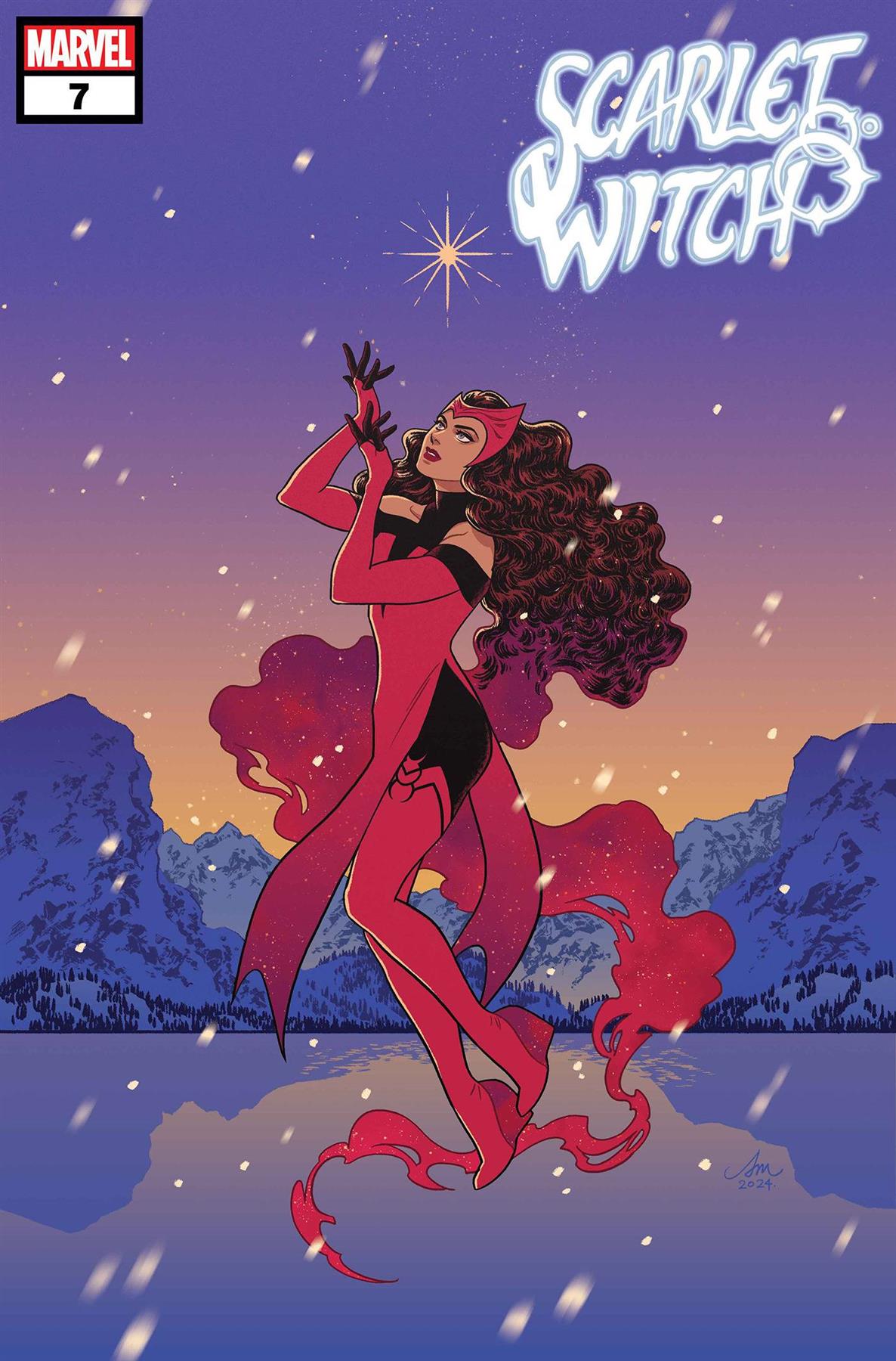Scarlet Witch #7 Audrey Mok Winter Holiday Var Audrey Mok Winter Holiday Var Marvel Prh Comic Book 2024