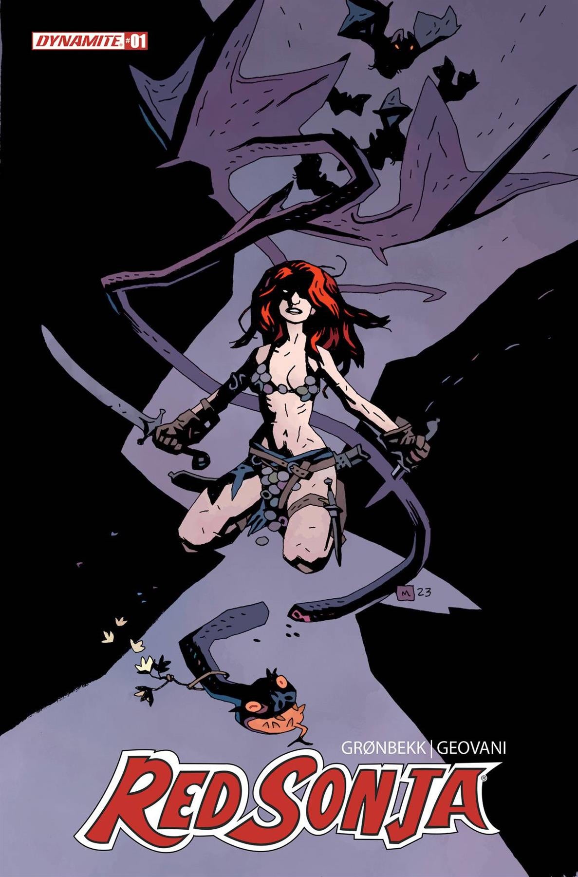 Red Sonja 2023 #1 Cvr I Mignola Dynamite Comic Book