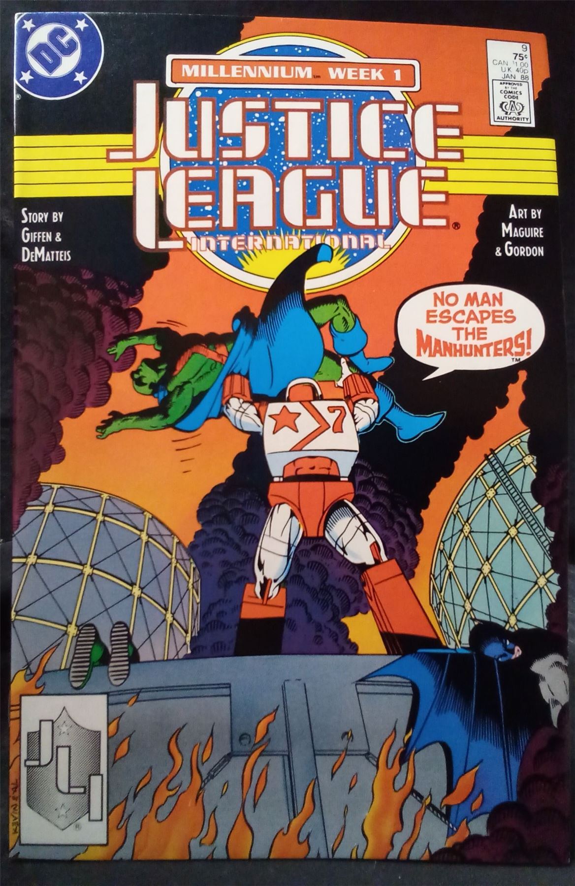 Justice League International #9 1988 DC Comics Comic Book