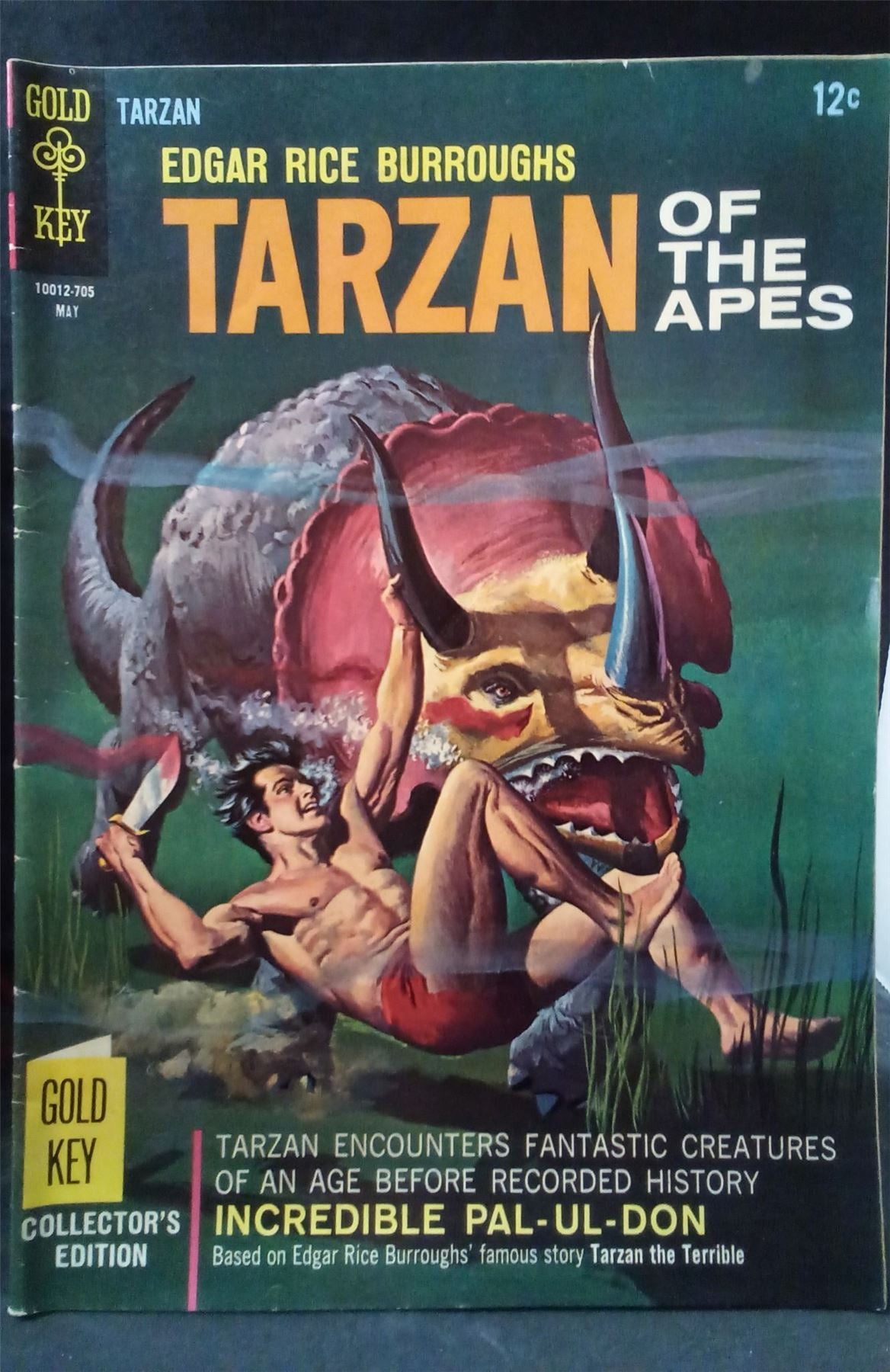 Edgar Rice Burroughs' Tarzan #167 1967 gold-key Comic Book