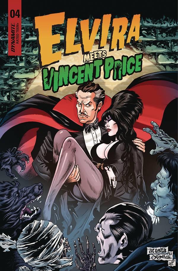 Elvira Meets Vincent Price #4 Cvr A Acosta Dynamite Comic Book
