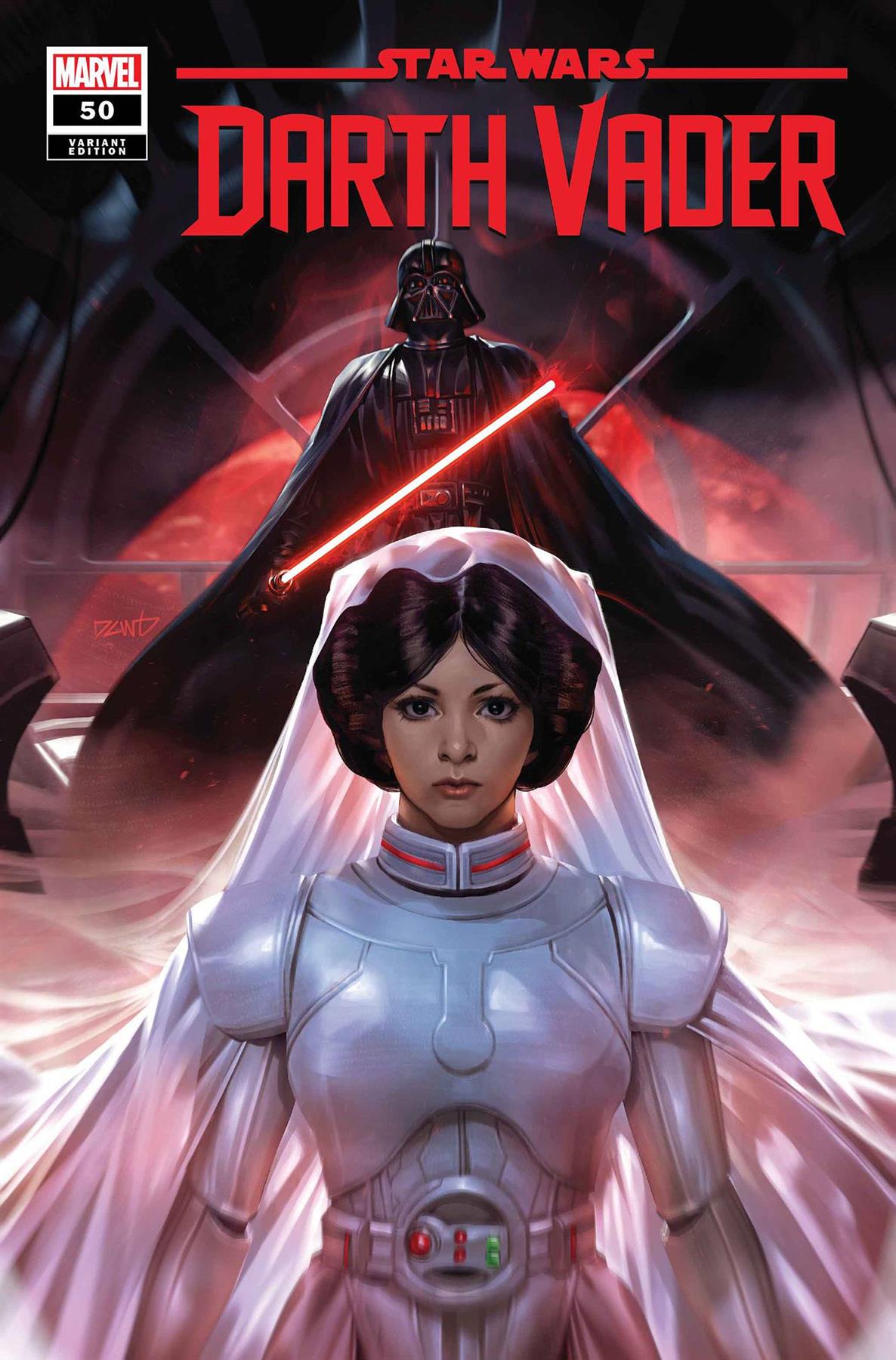 Star Wars Darth Vader #50 Derrick Chew Leia Var Derrick Chew Leia Var Marvel Prh Comic Book 2024