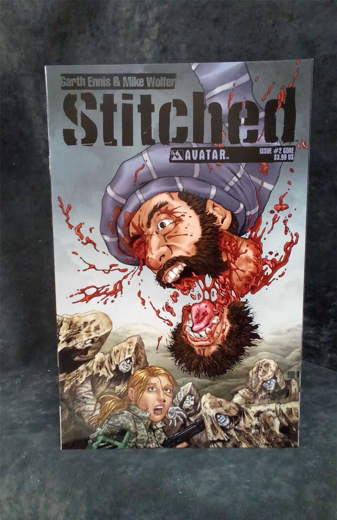 Stitched #2 Gore Cover 2011 avatar press Comic Book