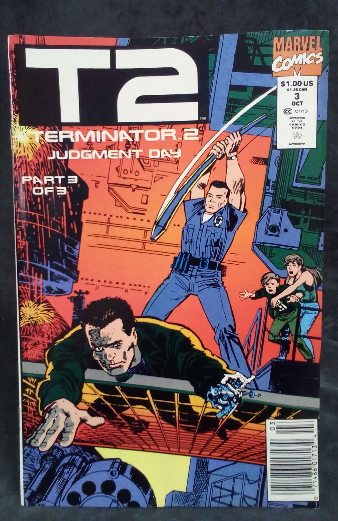 Terminator 2: Judgment Day #3 1991 Marvel Comics Comic Book