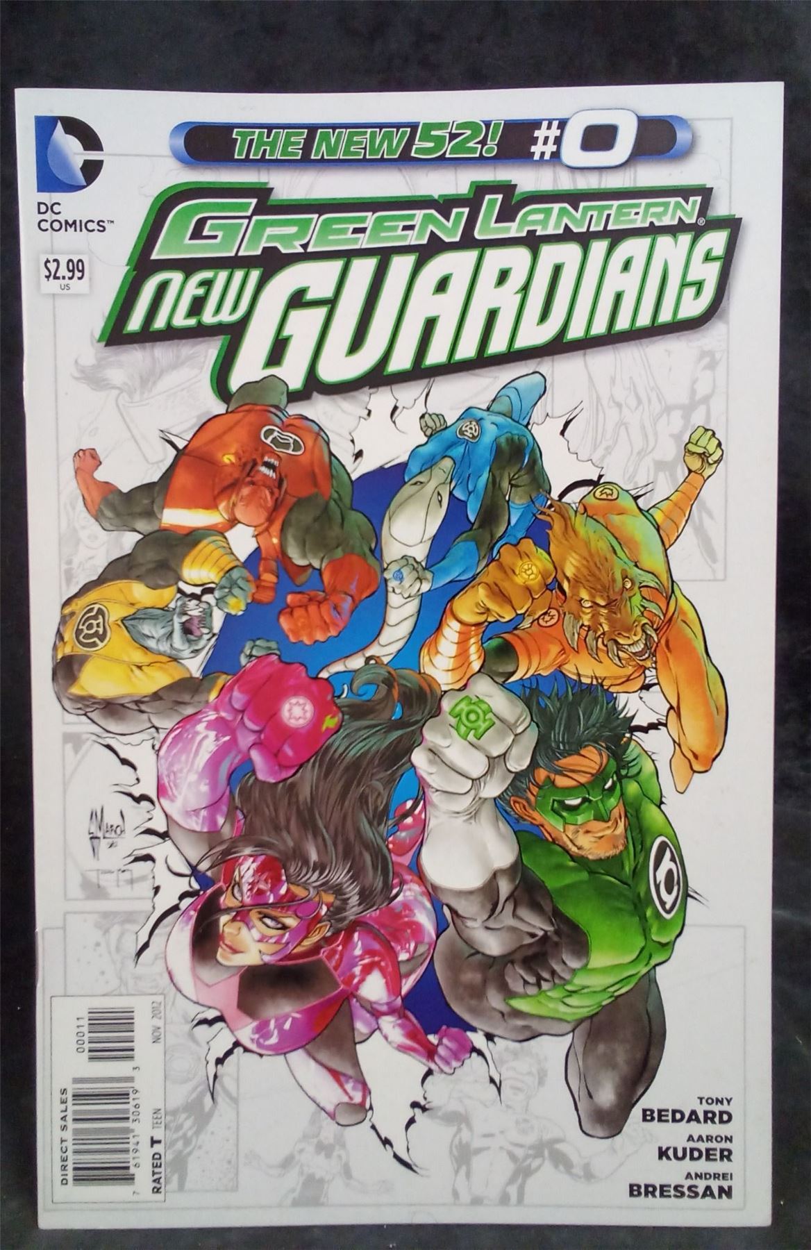 Green Lantern: New Guardians #0 2012 DC Comics Comic Book