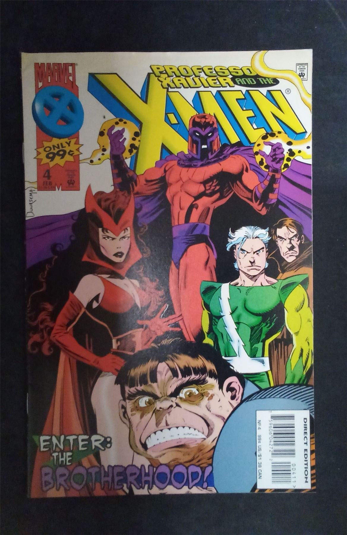 Professor Xavier and the X-Men #4 1996 marvel Comic Book