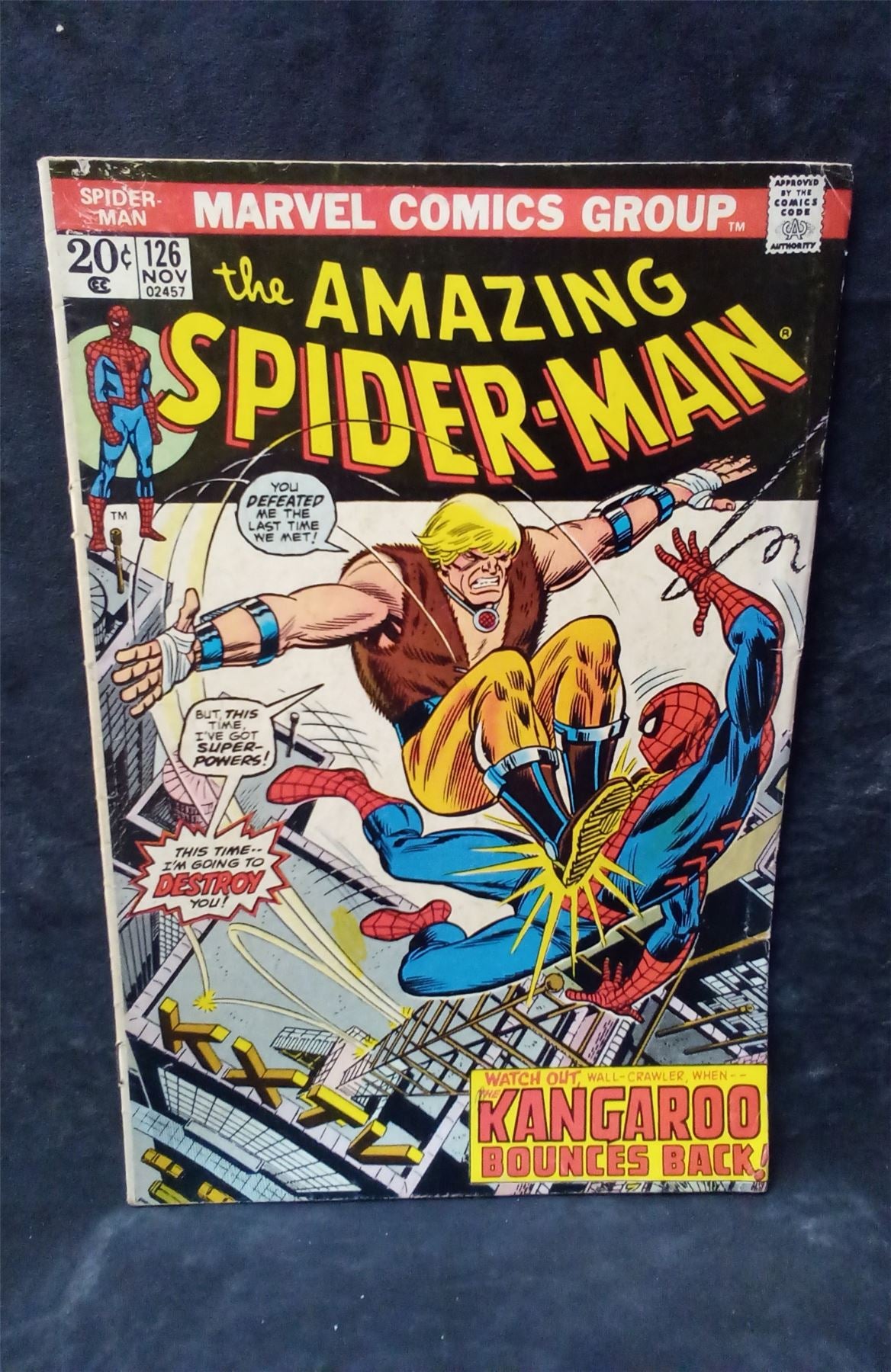 The Amazing Spider-Man #126 1973 marvel Comic Book