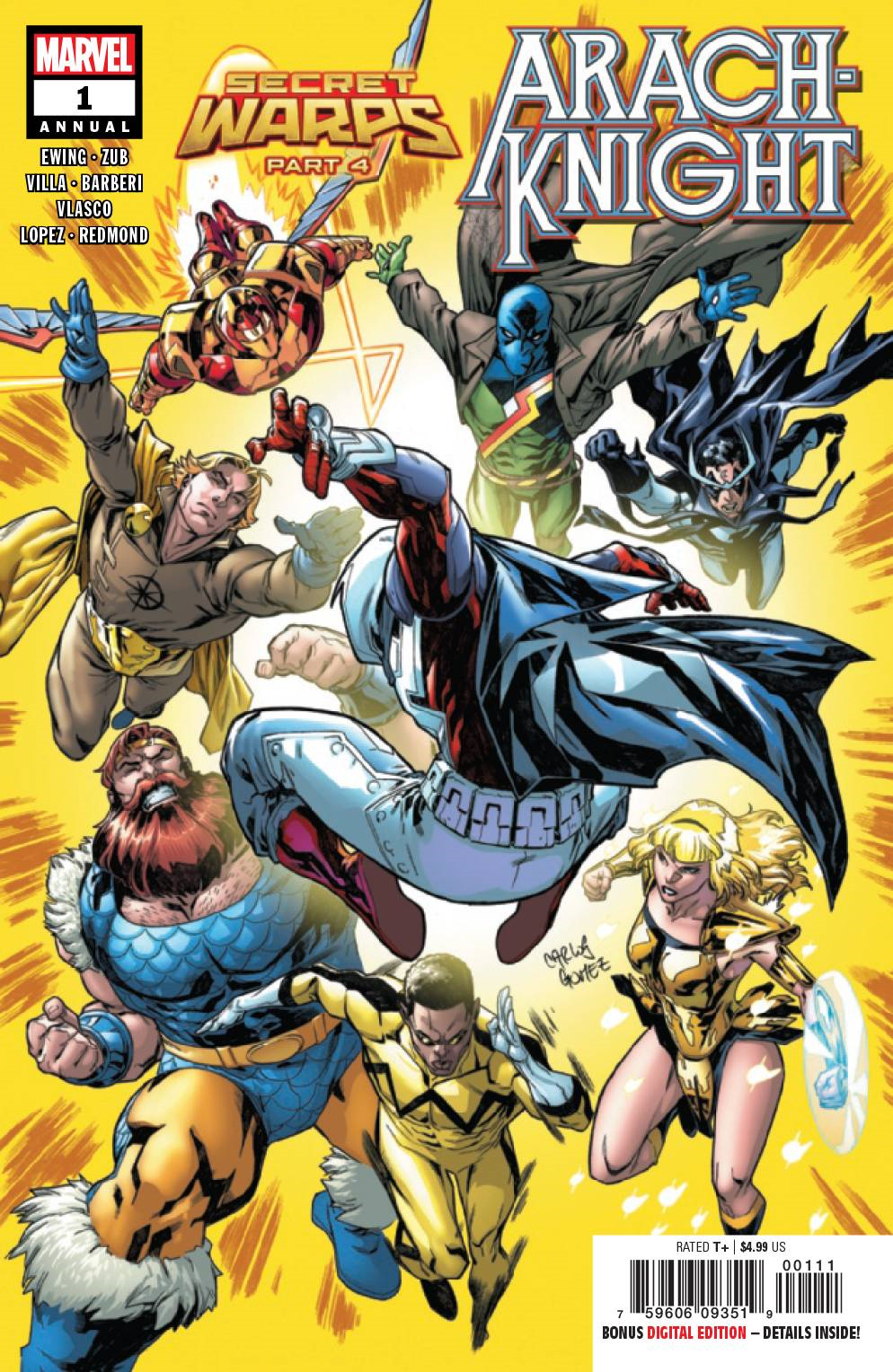 Secret Warps Arachknight Annual #1 Marvel Comics Comic Book
