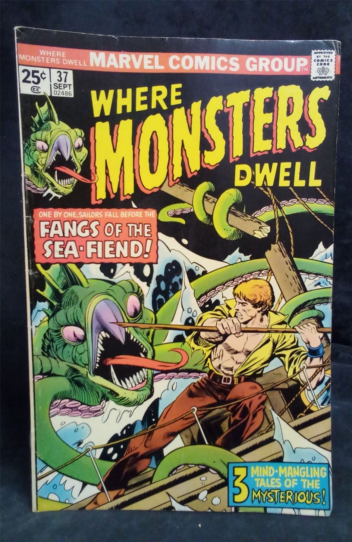 Where Monsters Dwell #37 1975 Marvel Comics Comic Book