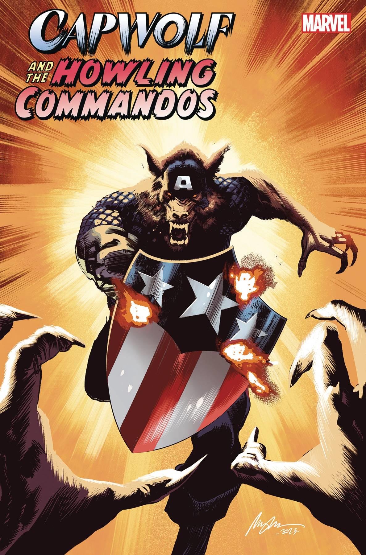 Capwolf Howling Commandos #3 Rafael Albuquerque Var (Rafael Albuquerque Var) Marvel Prh Comic Book 2023