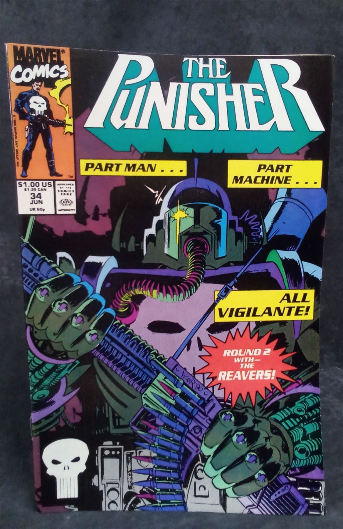 The Punisher #34 1990 Marvel Comics Comic Book