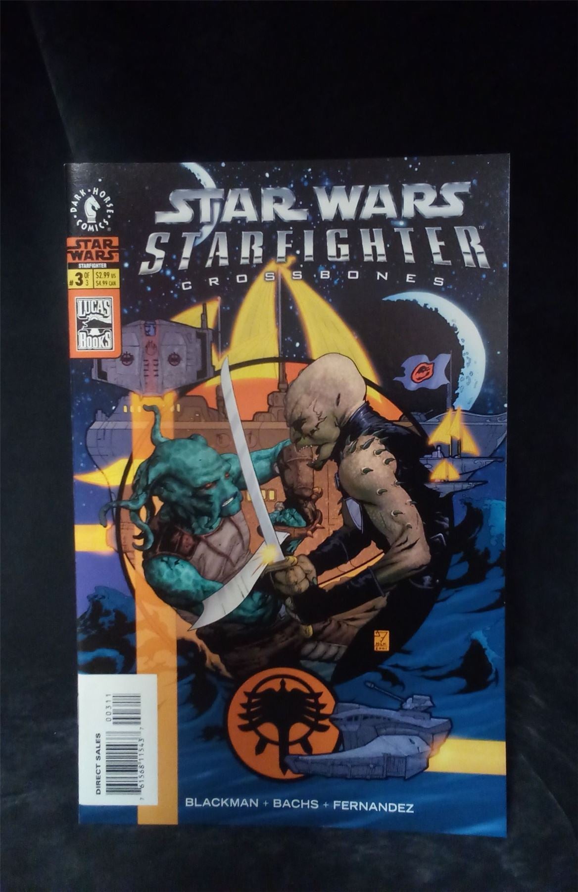 Star Wars: Starfighter: Crossbones #3 2002 Comic Book