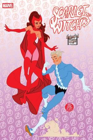 Scarlet Witch #9 Mark Brooks Animated Style Var Mark Brooks Animated Style Var Marvel Prh Comic Book 2025