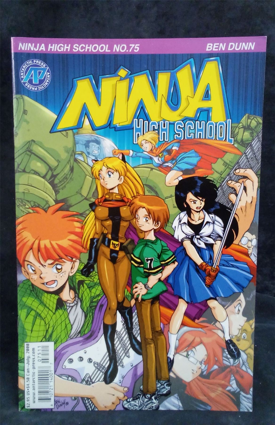 Ninja High School #75 2000 antarctic press Comic Book