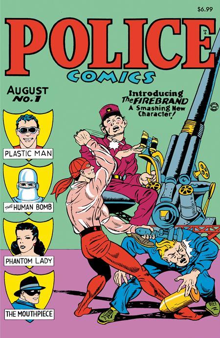 Police Comics #1 Facsimile Edition DC Comics Comic Book
