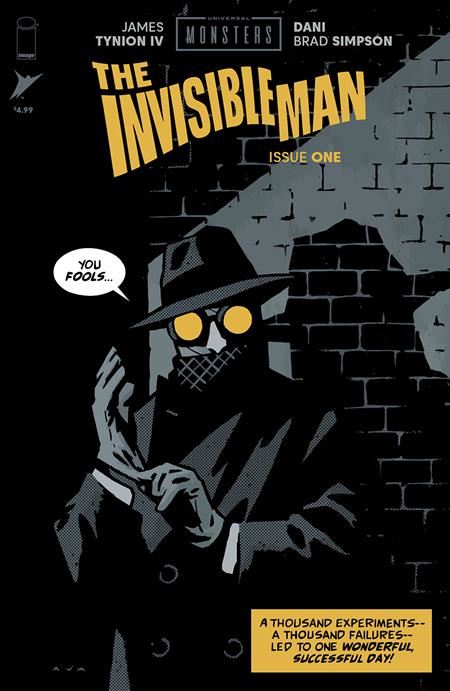 Universal Monsters The Invisible Man #1 (of 4) Cvr C Inc 1:10 David Aja Pulp Var Image Comics Comic Book