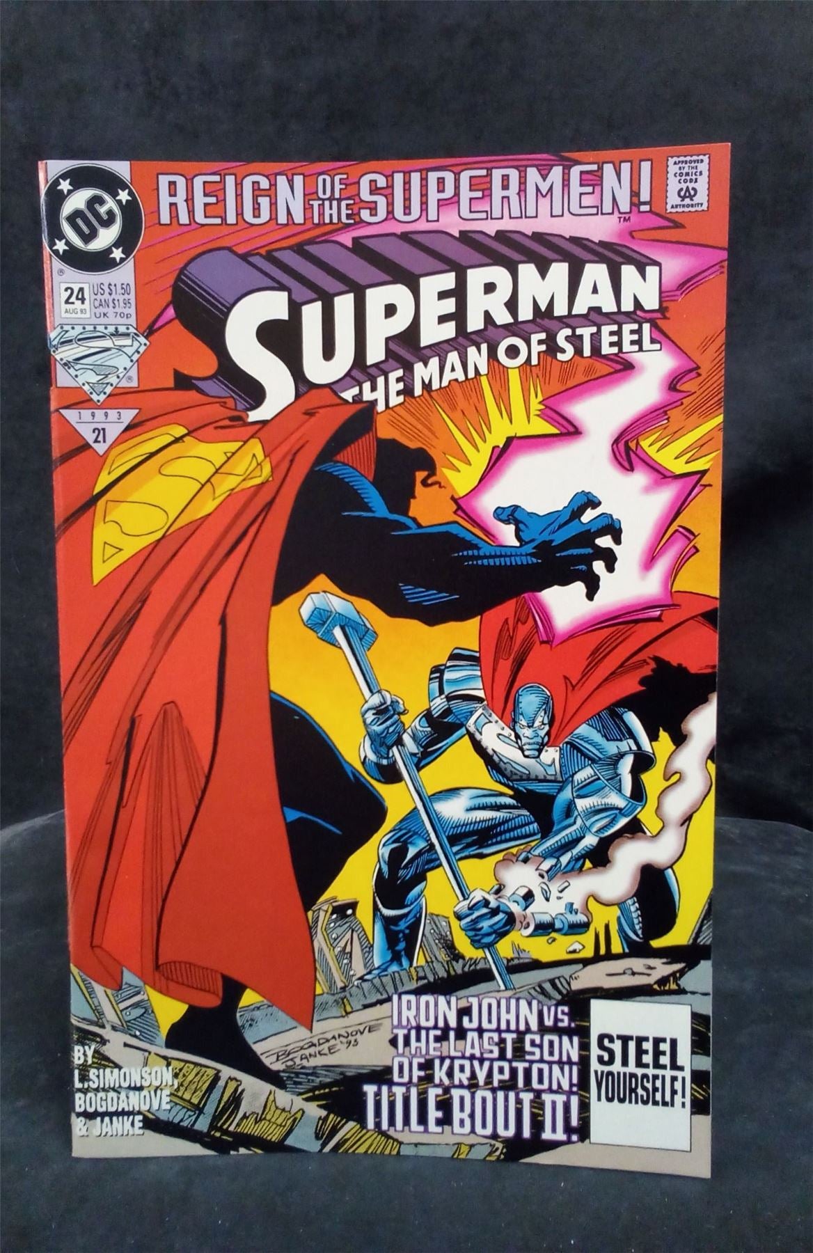 Superman: The Man of Steel #24 1993 DC Comicss Comic Book